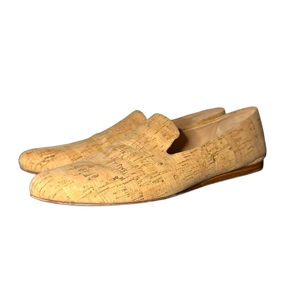 Veronica Beard | Griffin Flat Cork Loafers Sz 8.5 - Picture 5 of 7